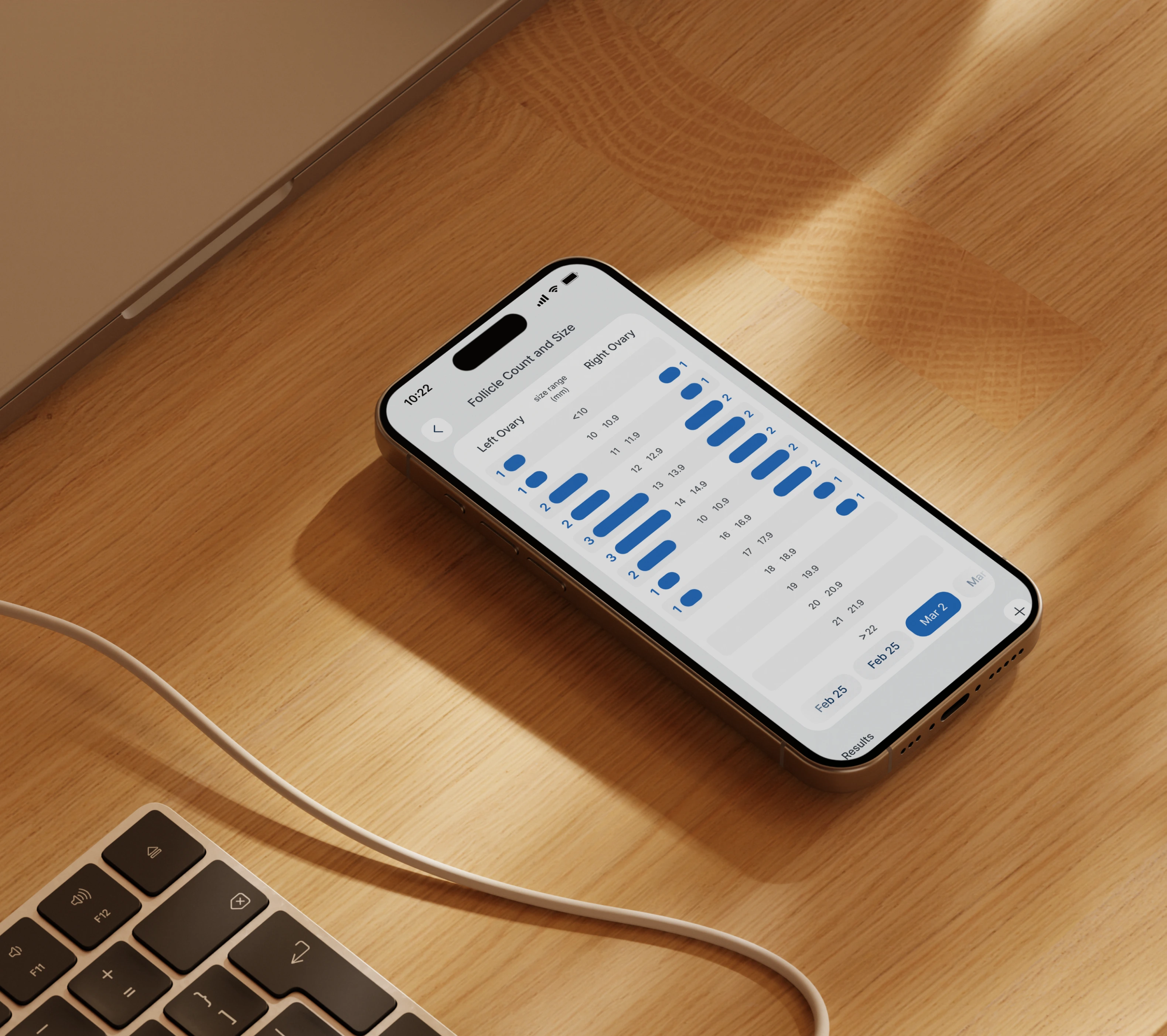 The Berry results dashboard shown on a phone beside a laptop